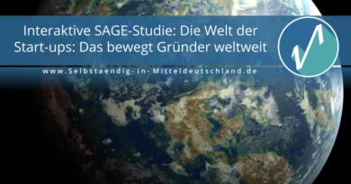 Selbstaendig-in-Mitteldeutschland.de Blogcover für Beratung zum Thema gruender weltweit sage-studie