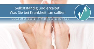 Selbstaendig-in-Mitteldeutschland.de Blogcover für Consulting, Webinare und Weiterbildung zum Thema erkaeltet