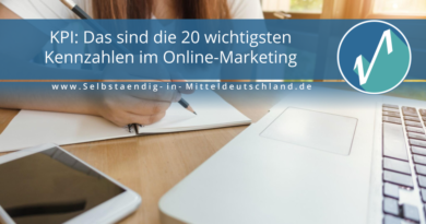 Selbstaendig-in-Mitteldeutschland.de Blogcover für Consulting, Webinare und Weiterbildung zum Thema kpi