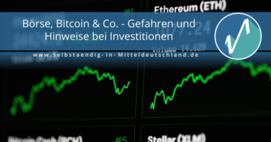 Selbstaendig-in-Mitteldeutschland.de Blogcover zum Thema bitcoin anlage gefahren