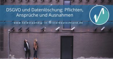 Selbstaendig-in-Mitteldeutschland.de Blogcover zum Thema dsgvo pflichten