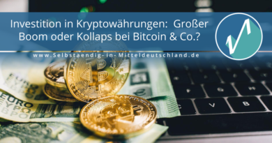 Selbstaendig-in-Mitteldeutschland.de Blogcover zum Thema krypto bitcoind kurs investition