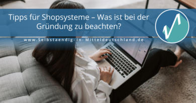 Selbstaendig-in-Mitteldeutschland.de Blogcover zum Thema shopsysteme online