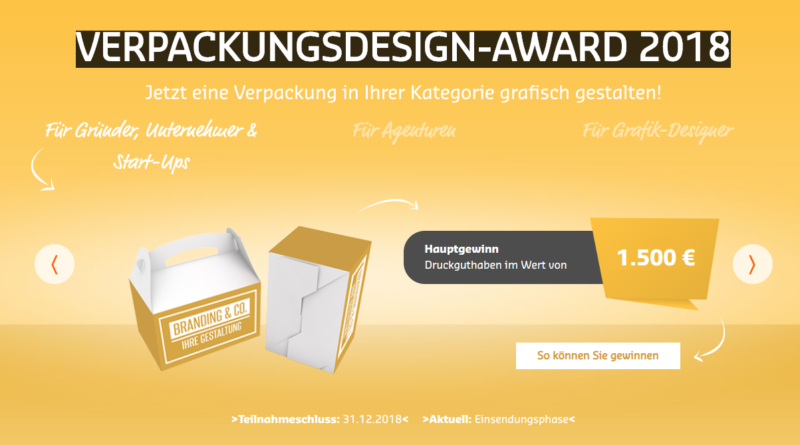 Verpackungsdesign Award 2018